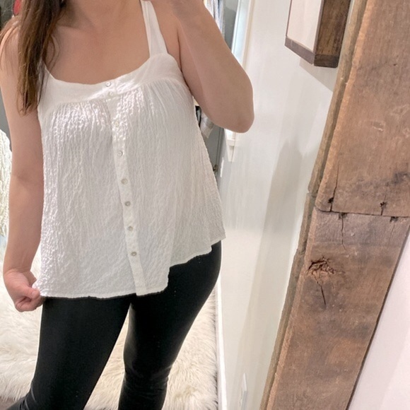 Jane & Delancey white sleeveless top size small oversized new with tags - Picture 1 of 6
